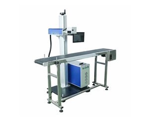 Online flying laser marking machine